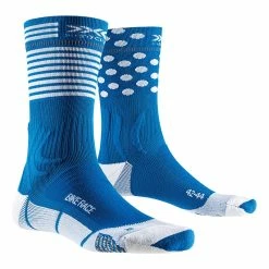 Best Sale ⭐ X-bionic 4.0 Bike Race 🧦 Socks Twyce Blue White ⌛