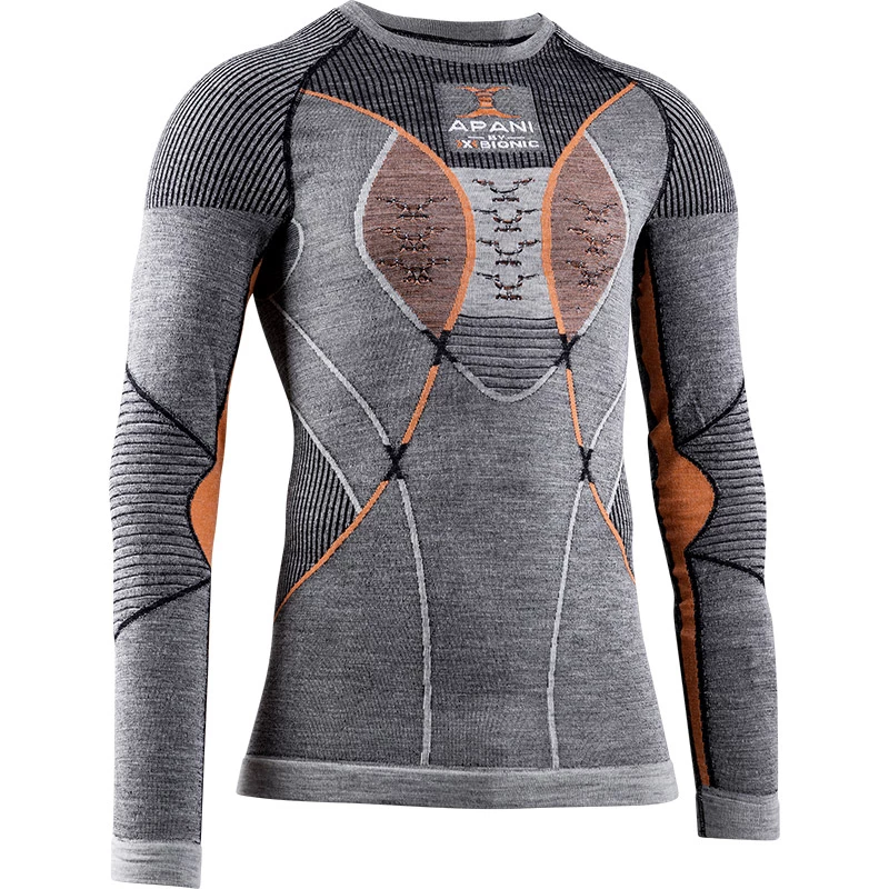 Deals โ Top X-bionic Apani 4.0 Merino ๐ Shirt Orange Grey โ 3 Deals โ Top X-bionic Apani 4.0 Merino ๐ Shirt Orange Grey โ
