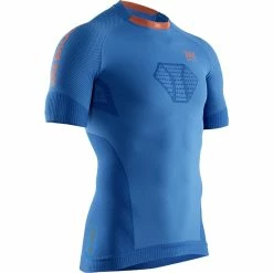 Flash Sale 🔔 Top X-bionic Invent Run 4.0 Speed 👕 Shirt Blue 🔔