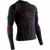Best Pirce 👏 Top X-bionic Moto Energizer 4.0 Lg Ls 👕 Shirt Red 😀