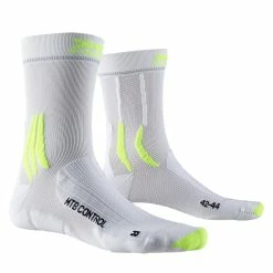 Cheapest 🥰 X-bionic Mtb Control 🧦 Socks Arctic White Yellow 😍