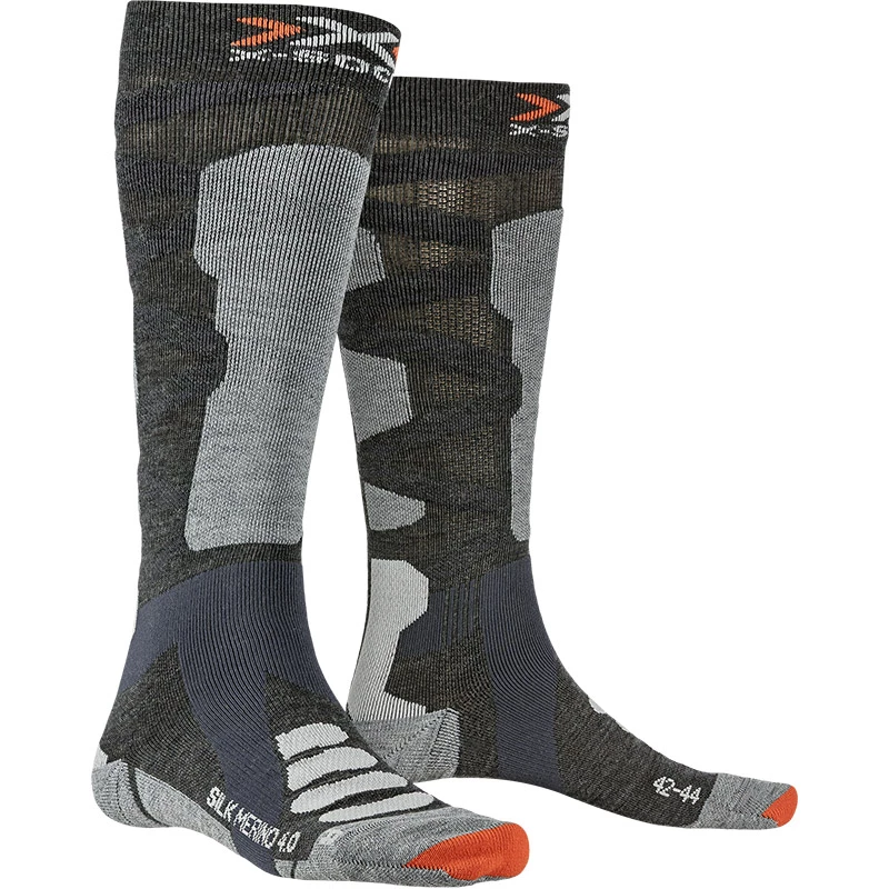 Brand new ๐ X-bionic Ski Silk Merino 4.0 ๐งฆ Socks Grey โ 3 Brand new ๐ X-bionic Ski Silk Merino 4.0 ๐งฆ Socks Grey โ